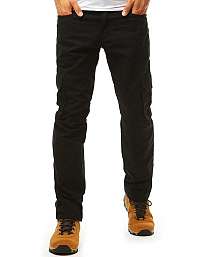 Čierne kapsáčové jednoduché nohavice