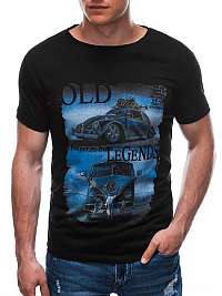 Čierne originálne tričko Old Legends S1699