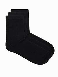 Čierne pánske ponožky (3KS) U100