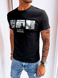 Čierne pánske tričko s nápisom Urban