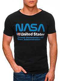 Čierne tričko NASA S1436