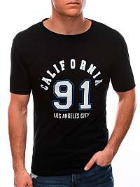Čierne tričko s potlačou California S1589