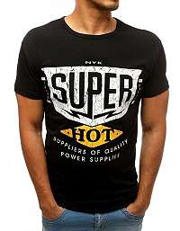 Čierne tričko SUPER HOT