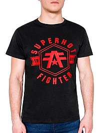 Čierne tričko SUPERHOT s1073