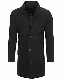 Čierny jednoradový kabát