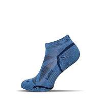 Členkové bambusové pánske ponožky v modrej farbe