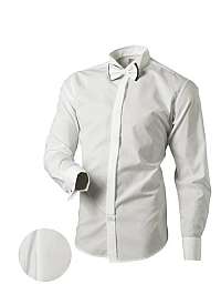 Elegantná biela pánska košeľa V078