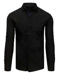 Elegantná košeľa v čiernej farbe