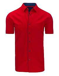 Elegantná košeľa vo výraznej červenej farbe