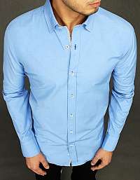 Elegantná svetlo-modrá košeľa s dlhým rukávom
