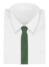Elegantná zelená kravata s decentným vzorom