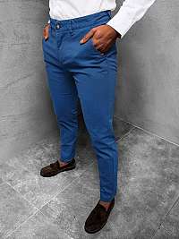 Elegantné chinos nohavice v kobaltovo modrej farbe JB/JP1143/6