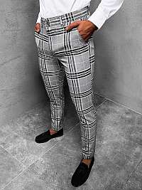 Elegantné nohavice v šedej farbe DJ75