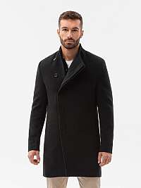 Elegantný čierny kabát C501