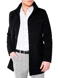 Elegantný pánsky kabát victor čierny