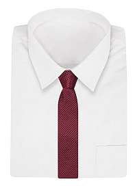 Exkluzívna bordová pánska kravata