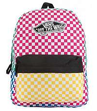 Farebný ruksak VANS WM REALM BACKPACK CHECKER BLOCK