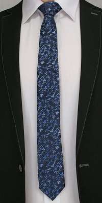Granátová kravata s nádherným vzorom Angelo di Monti
