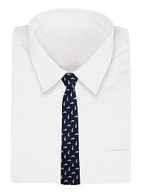Granátová kravata s originálnym vzorom
