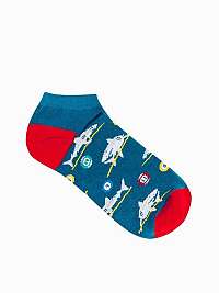 Granátové členkové ponožky Žralok U162