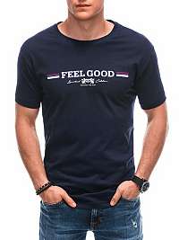 Granátové tričko s nápisom FeelGood S1786
