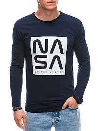Granátové tričko s nápisom Nasa L163