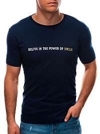 Granátové tričko s nápisom Power of Smile S1590
