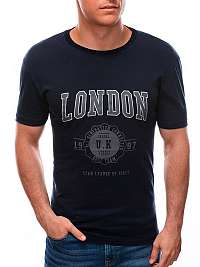 Granátové tričko z bavlny London S1595