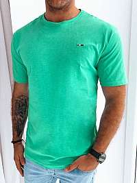 Jasno zelené bavlnené módne tričko