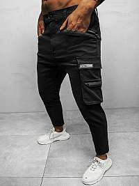 Jedinečné nohavice v čiernej farbe B/20005SP