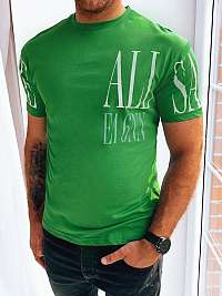 Jedinečné zelené tričko s nápisom ALL