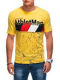 Jedinečné žlté tričko AthletMan S1887