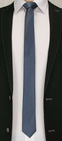 Jednoduchá šedá kravata
