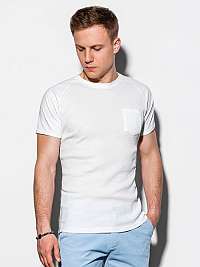 Jednoduché biele tričko S1182