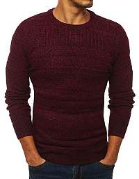 Jednoduchý bordový sveter