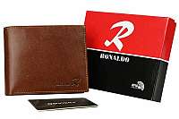 Klasická hnedá pánska peňaženka Ronaldo
