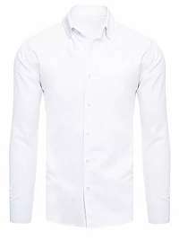 Košeľa v bielej farbe v elegantnom prevedení