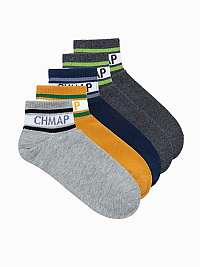 Mix bavlnených ponožiek pre mužov U234 (5 ks)