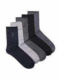 Mix ponožiek v elegantných farbách U296 (5 KS)