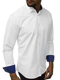 Moderná biela pánska košeľa V/K140