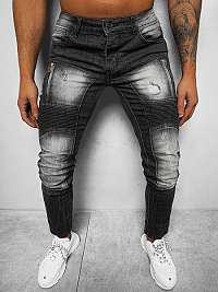 Moderné slim fit rifle v čiernej farbe NB/MP0046N