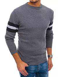 Moderný sveter v tmavo-šedej farbe