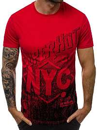 Módne pánske tričko červené JS/SS100771