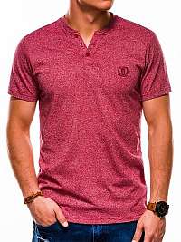 Módne tričko s1047 v červenej farbe
