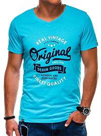 Modré atraktívne tričko s1157
