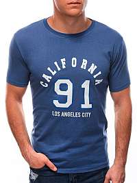 Modré tričko s potlačou California S1589