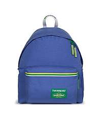 Modrý ruksak s farebným zipsom EASTPAK PADDED PAK'R