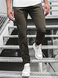 Nádherné jogger nohavice v khaki farbe JB/JP1145/17