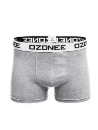 Obyčajné sivé pánske boxerky OZONEE 0953 - L