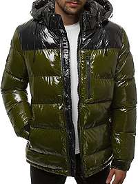 Originálna zimná bunda v khaki farbe N/6462